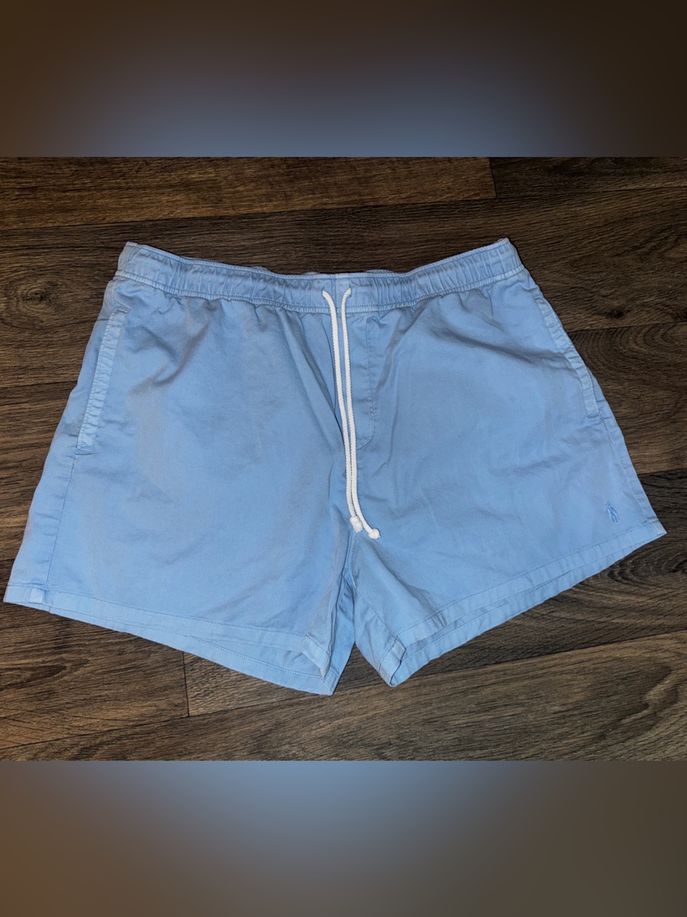 Polo by Ralph Lauren Women’s Light Blue Athletic Drawstring Shorts